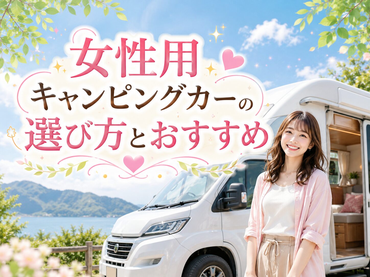 女性用キャンピングカーの選び方とおすすめ